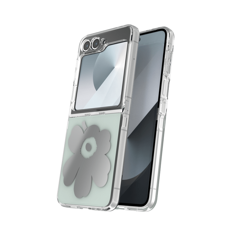 Samsung X Marimekko Dual Layer Case Z Flip6, Grey / Silver