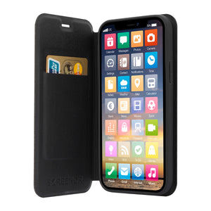 Screenor Clever Galaxy A17 4G/5G Wallet Case, Black
