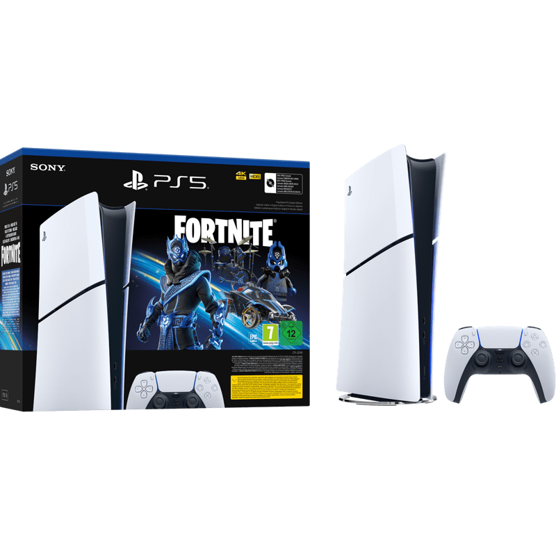 PlayStation 5 Digital Edition Slim Console, Fortnite Bundle