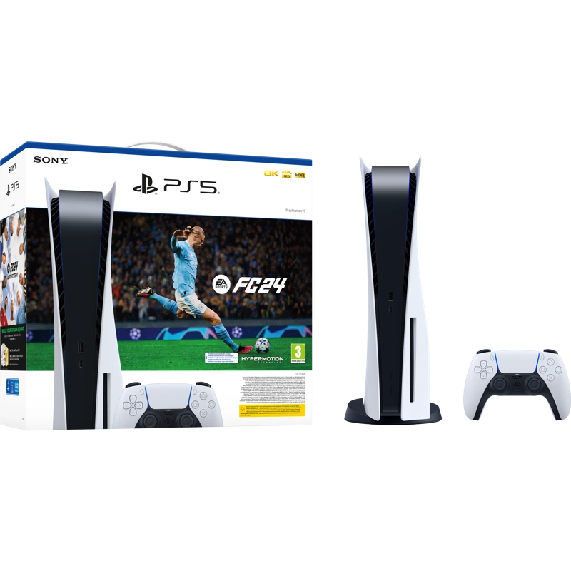 Sony PS5-konsol + EA FC 24, Vit