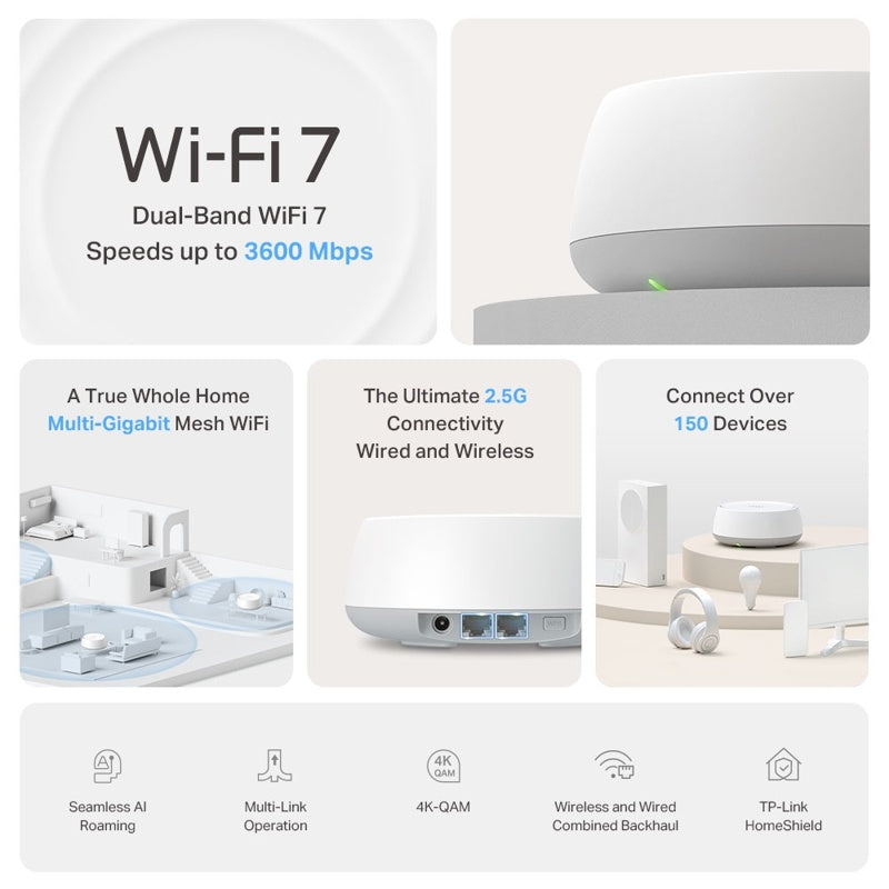 TP-Link Deco BE25 WiFi 7- Mesh Unit