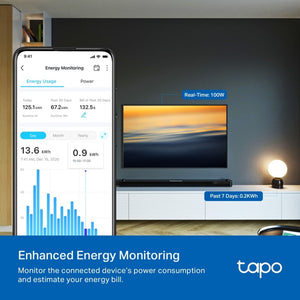 TP-Link Tapo P115 Mini Smart Wi-Fi Socket Energy Monitor 4-pack
