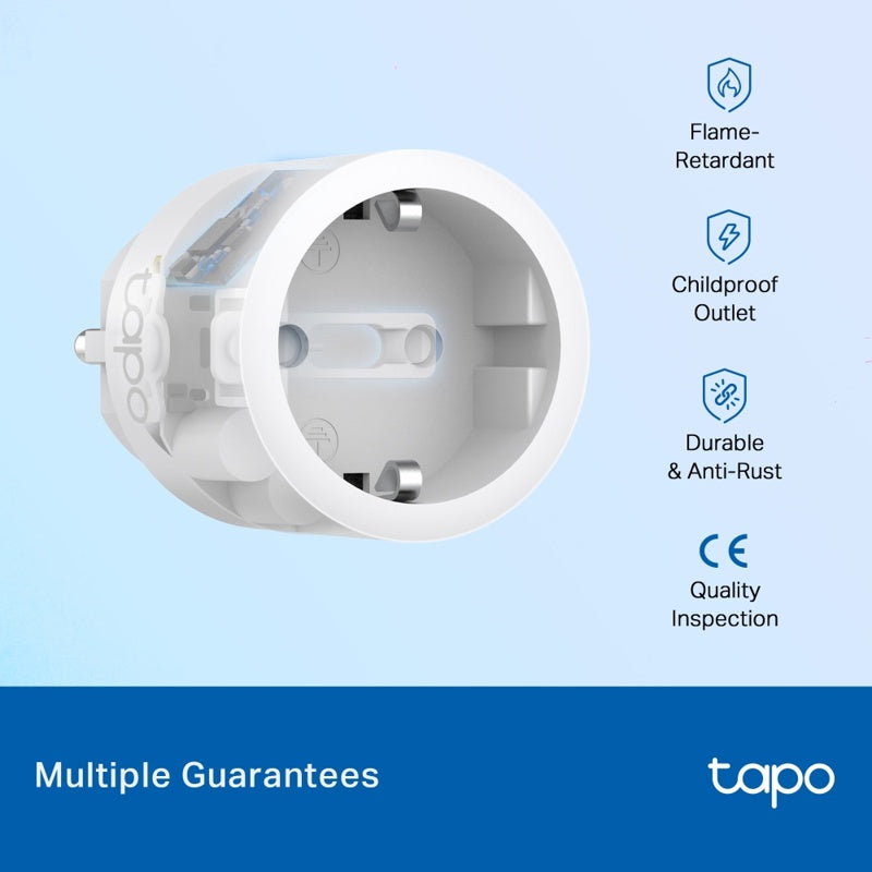 TP-Link Tapo P115 Mini Smart Wi-Fi Socket Energy Monitor 4-pack