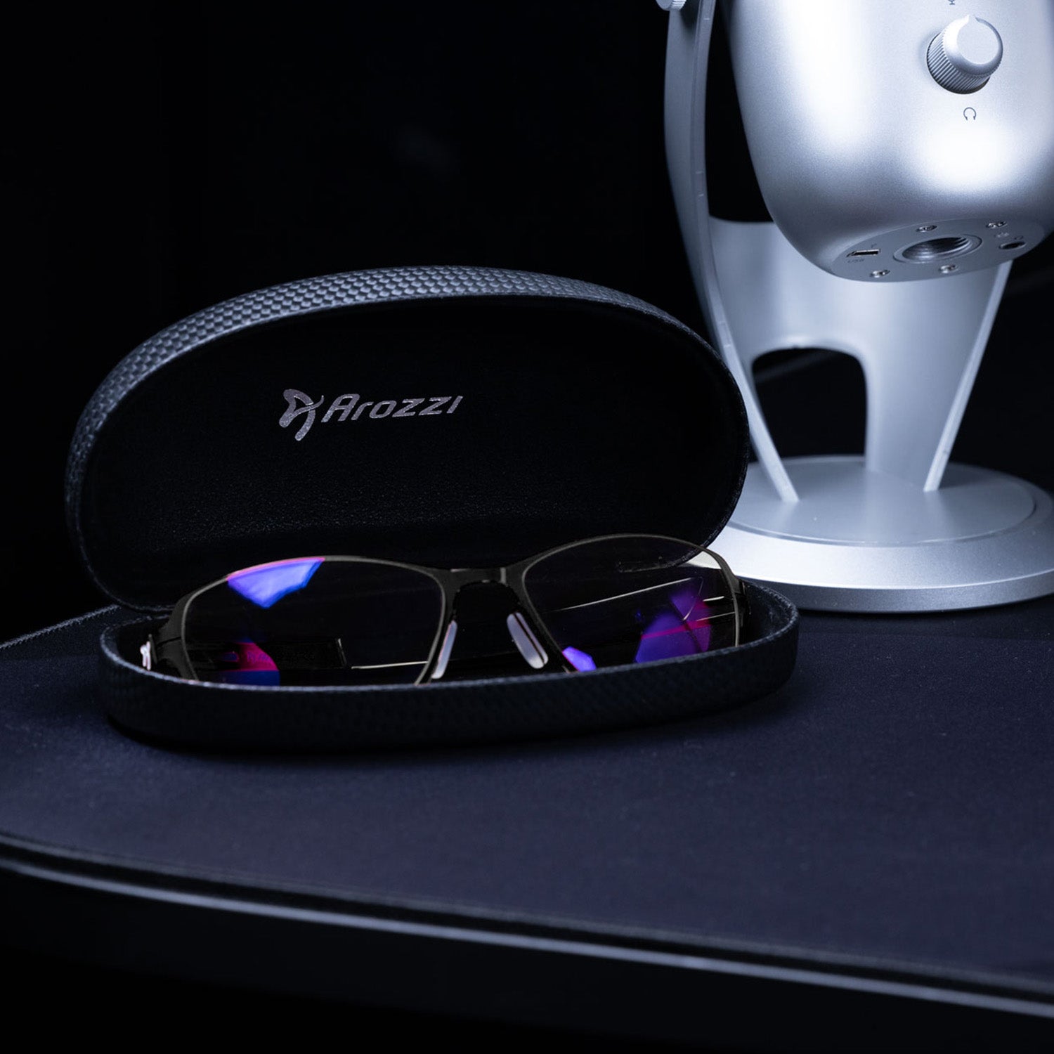 Arozzi Visione VX-500 Gaming Glasses, Black