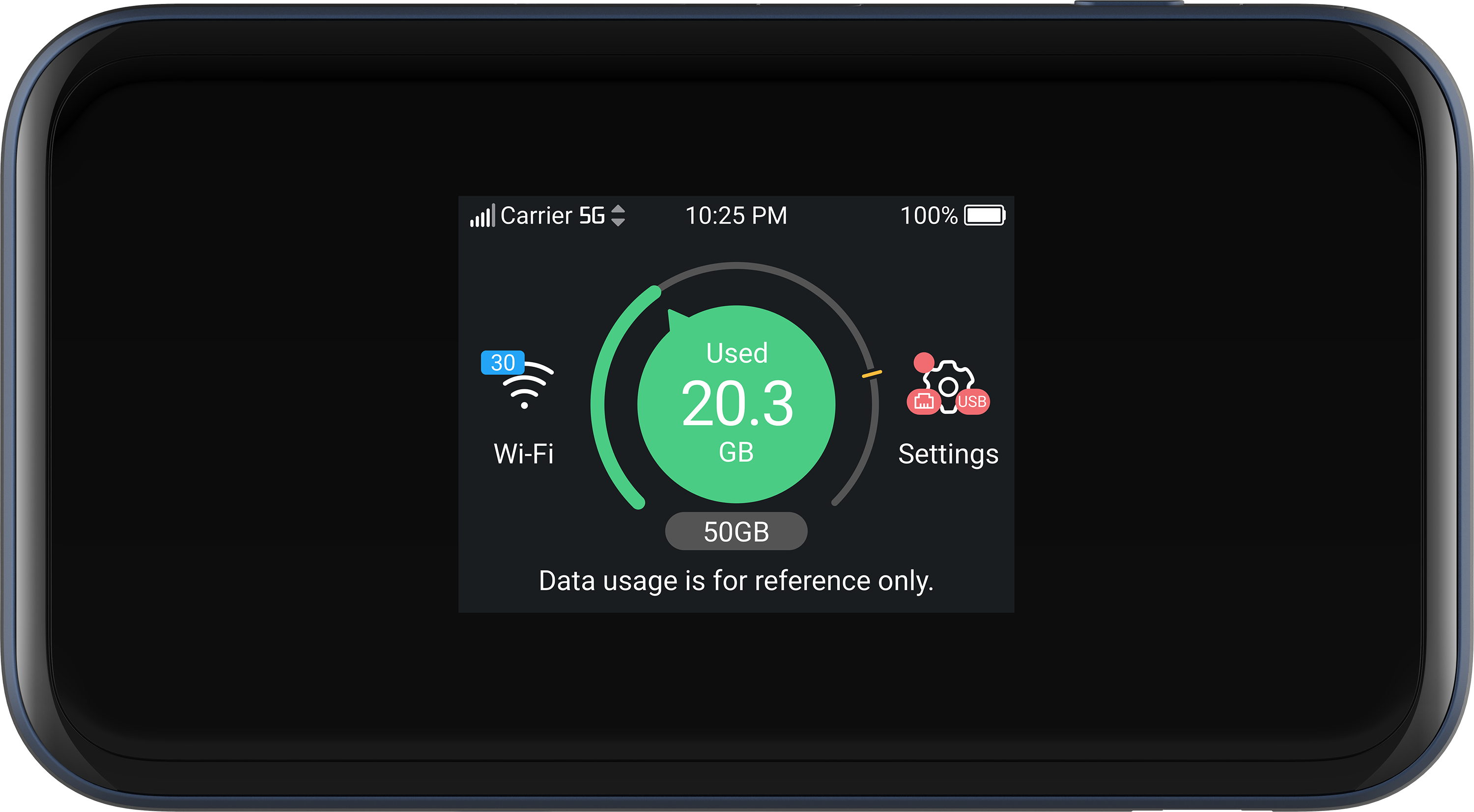 ZTE Matkamokkula 5G WiFi MU5001