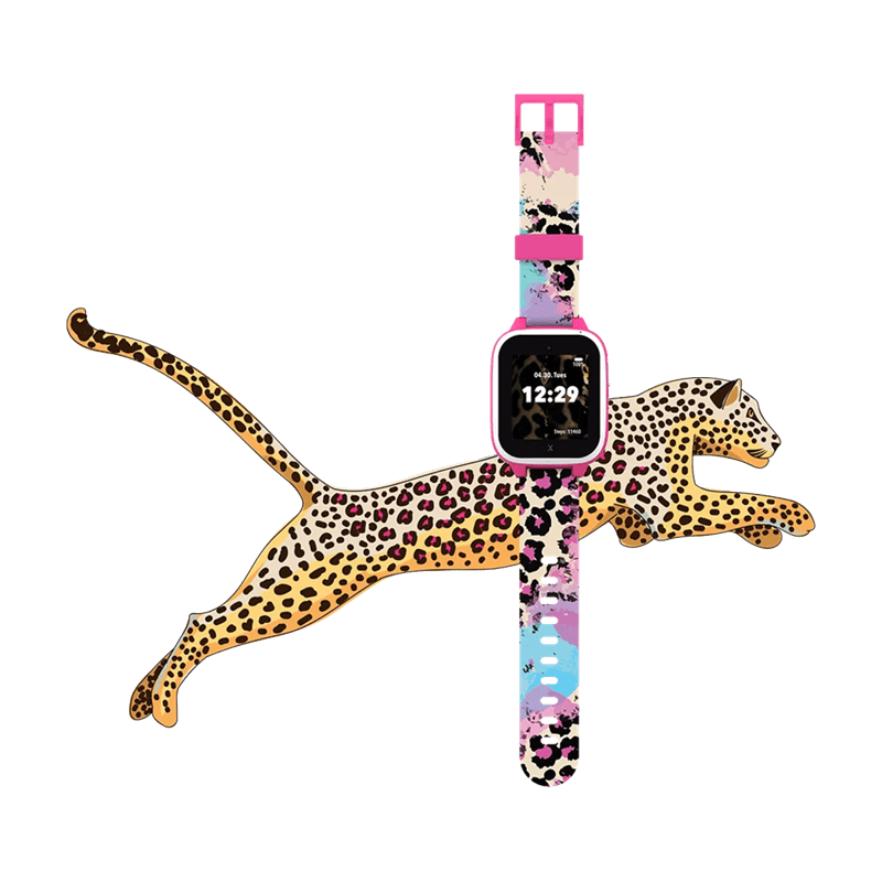 Xplora XGO2/XGO3 Strap, Leopard Pink