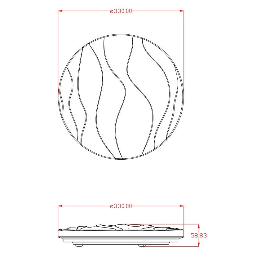 Luminaire ceilings and walls Eglo Benariba 99343, 17 W, LED, 3000 °K