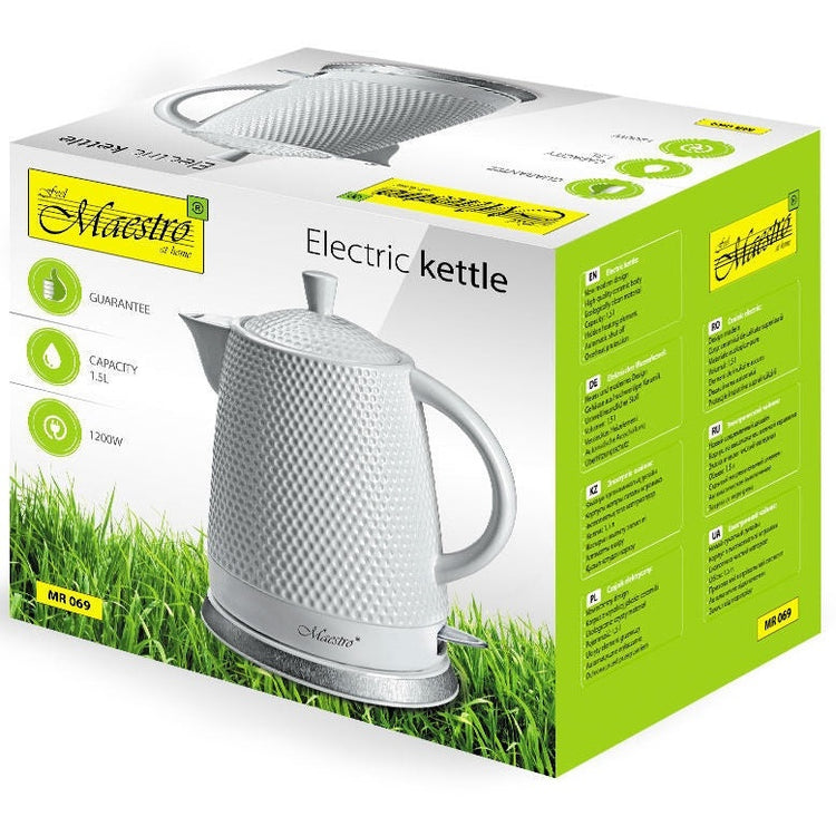 Electric Kettle Maestro MR 069, 1.5 l