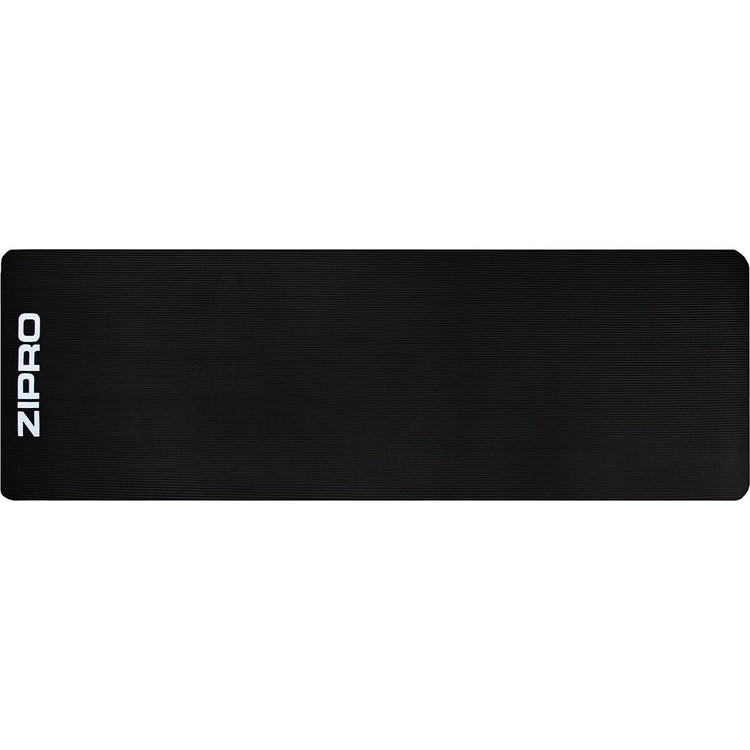 Zipro Training Mat NBR Fitness and Yoga Mat, Black, 180 cm x 60 cm x 1.5 cm