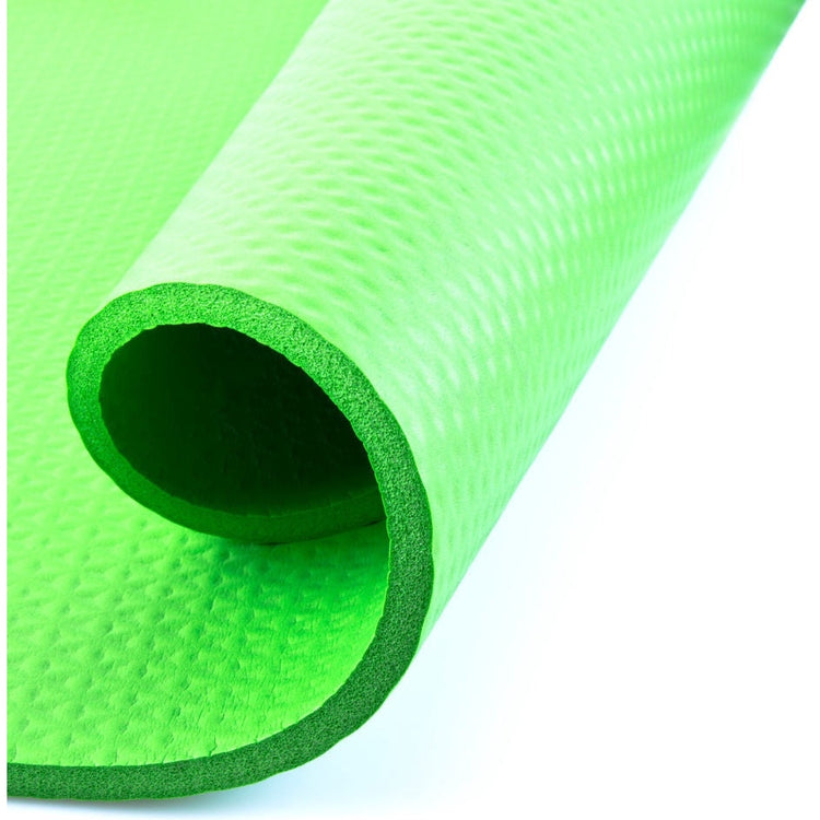 Spokey SoftMat fitness and yoga mat, Green/Grey, 180 cm x 60 cm x 1 cm