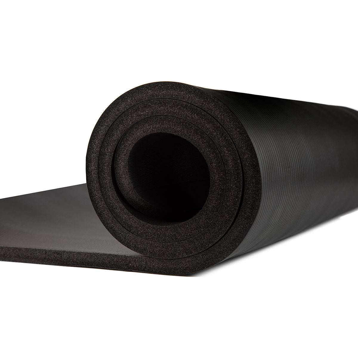 Zipro Training Mat NBR Fitness and Yoga Mat, Black, 180 cm x 60 cm x 1.5 cm