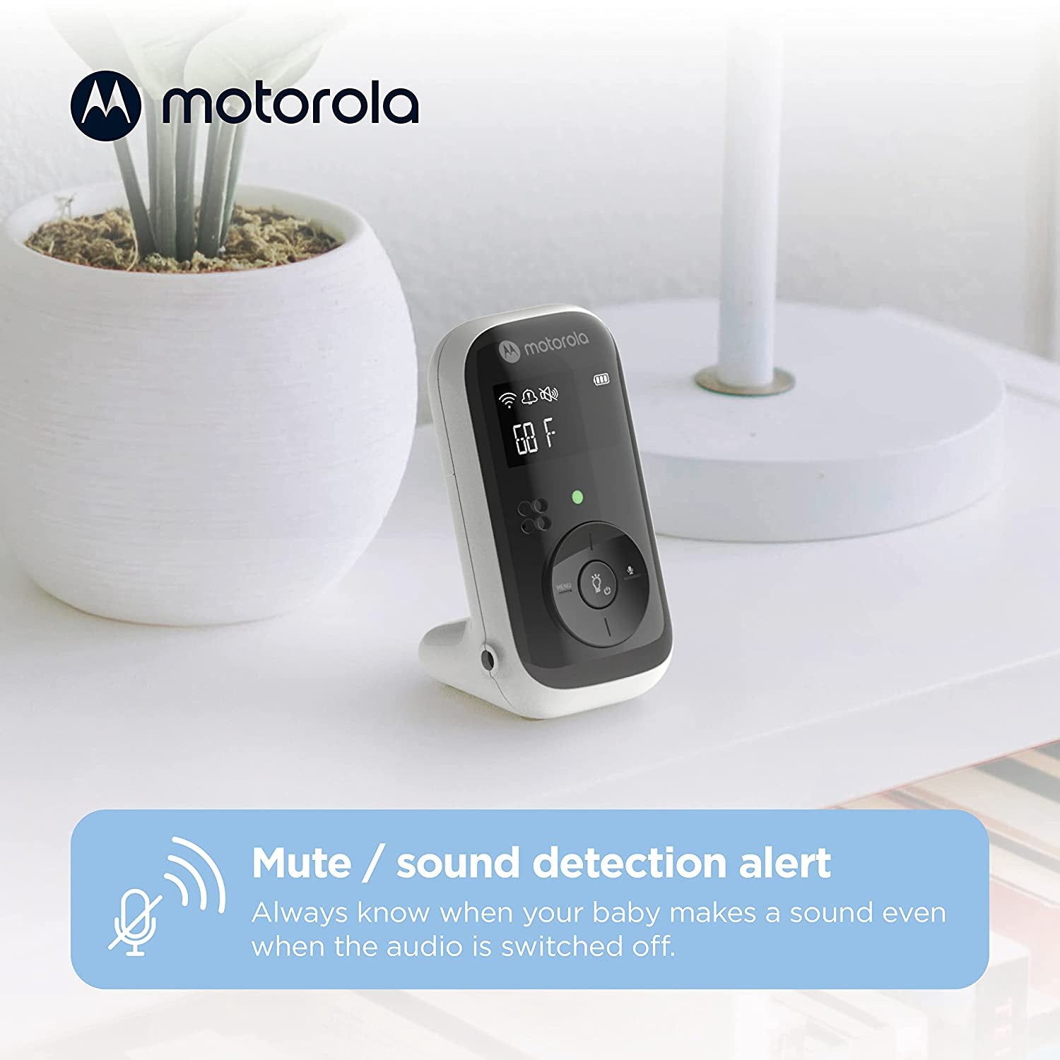 Baby monitor Motorola PIP11, white/black