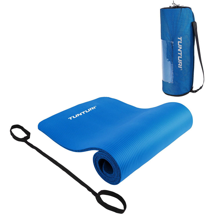 Tunturi Fitnessmat NBR Yoga and Fitness Mat, Blue