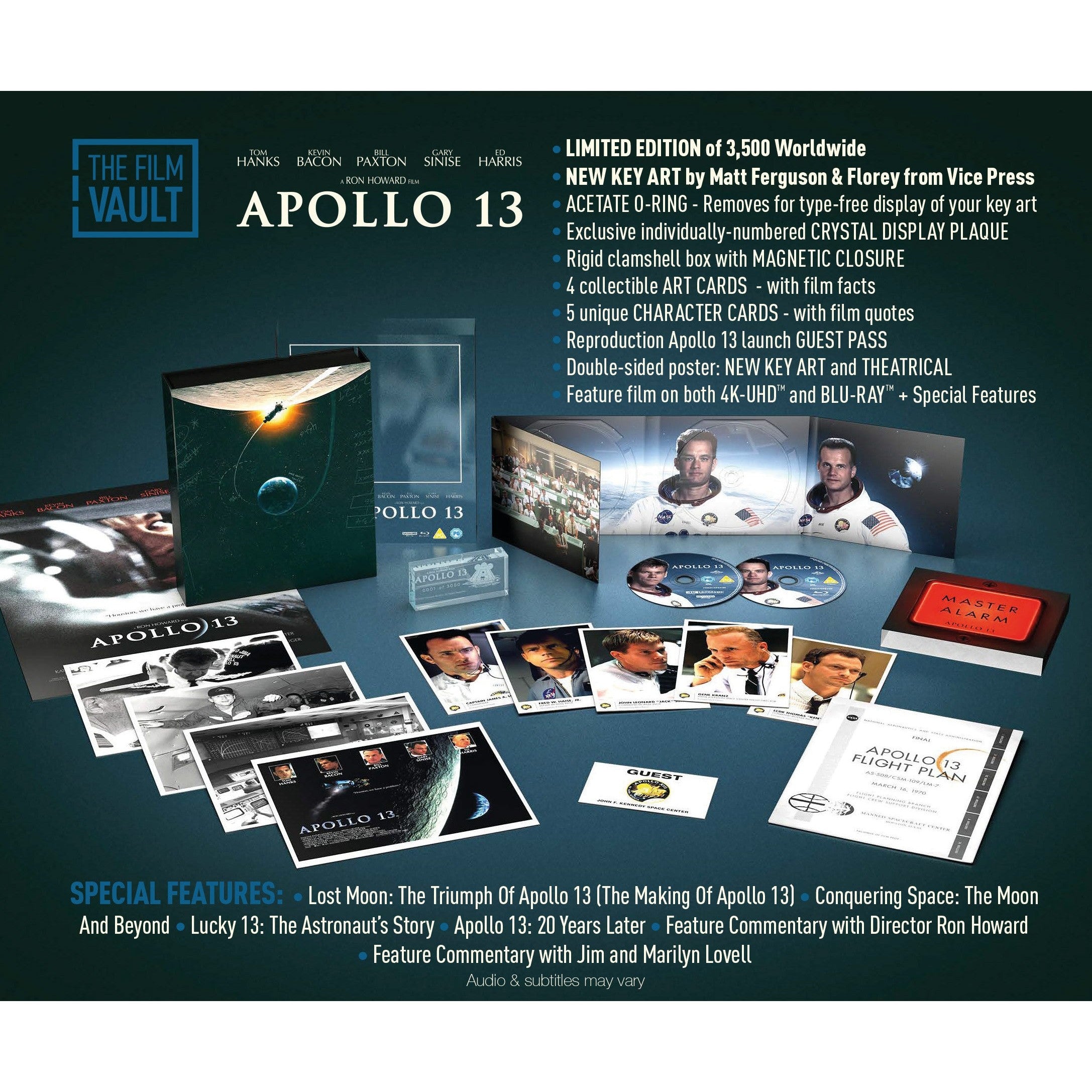 Apollo 13 - The Film Vault Limited Edition 4K Ultra HD + Blu-ray
