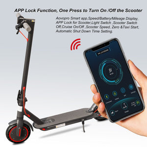 Aovopro M365 Electric Scooter Pro ES80, Black