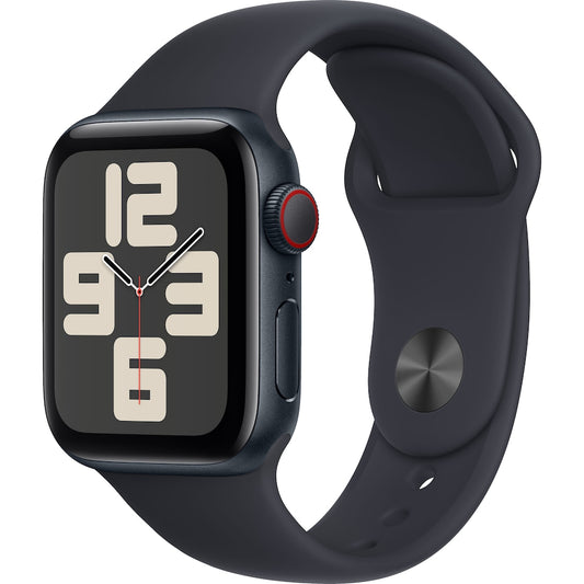 Apple Watch SE GPS+Cellular 40 mm midnight aluminiumfodral (andra generationen)