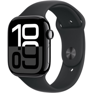 Apple Watch Series 10 46mm Jetblack Aluminium Sport Band GPS