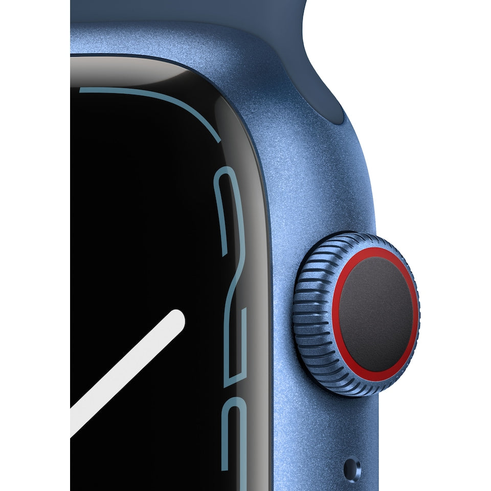 Apple Watch Series 7 GPS + Cellular 45mm sininen alumiinikotelo