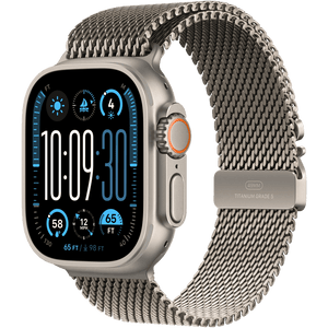 Apple Watch Ultra 2 49mm Natural Titanium with Natural Milanese Loop