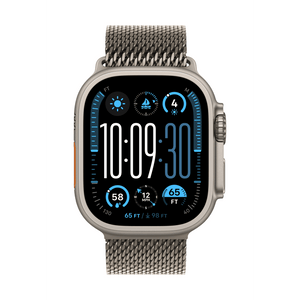 Apple Watch Ultra 2 49mm Natural Titanium with Natural Milanese Loop