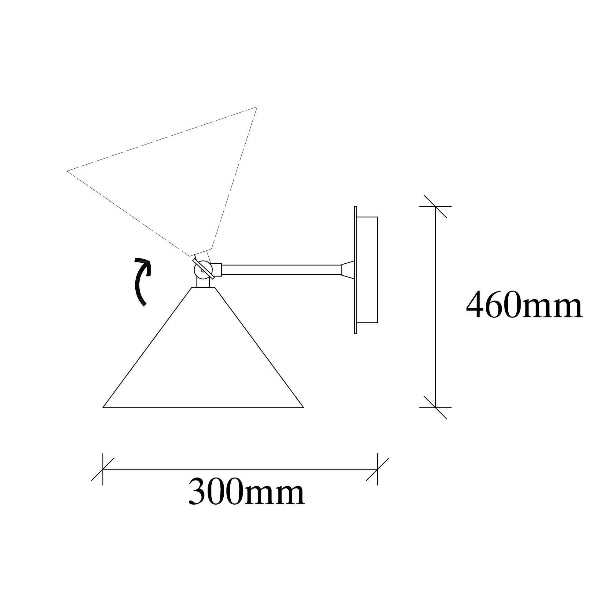 Opviq Berceste 185WHITE-A Wall Light, 40 W, E27