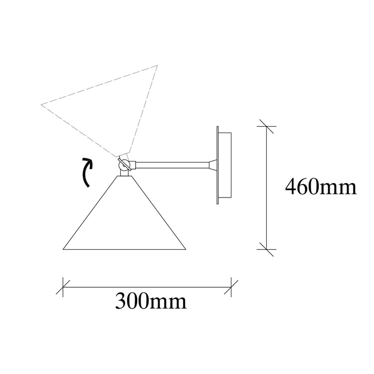 Opviq Berceste 185WHITE-A Wall Light, 40 W, E27