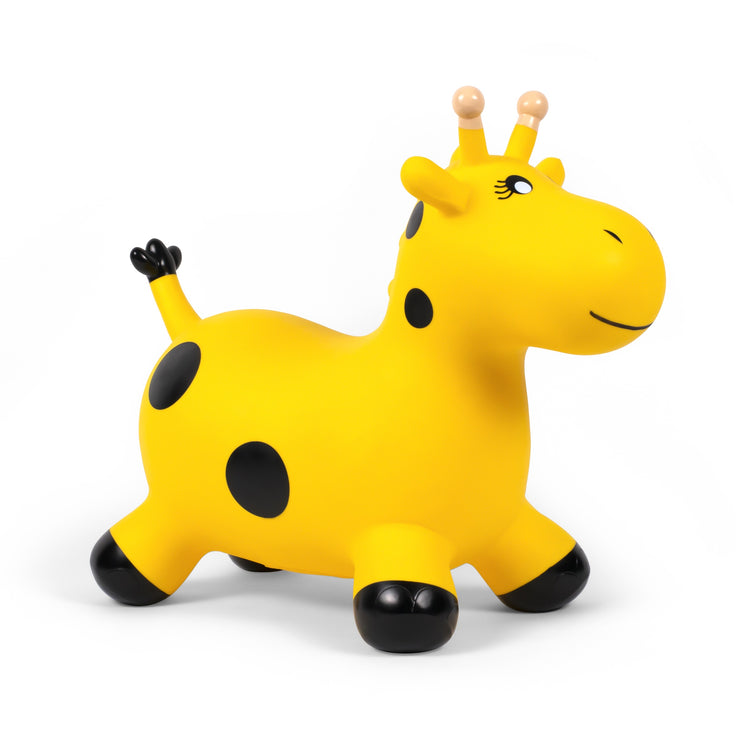 Pulei Inflatable Jumping Ball Giraffe, 50 cm, yellow, 2 pcs