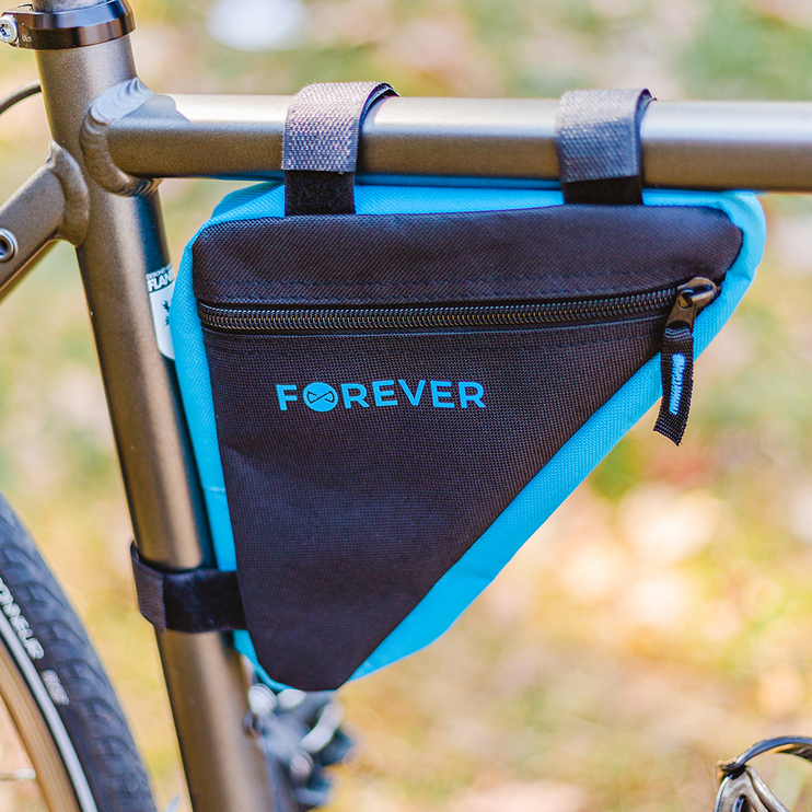 Pyörälaukku Forever Outdoor FB-100, polyesteri, sininen/musta