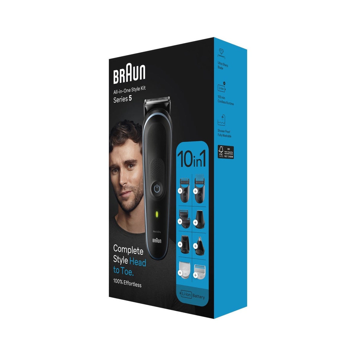 Hair, Beard, and Nose Hair Clipper Braun MGK5445