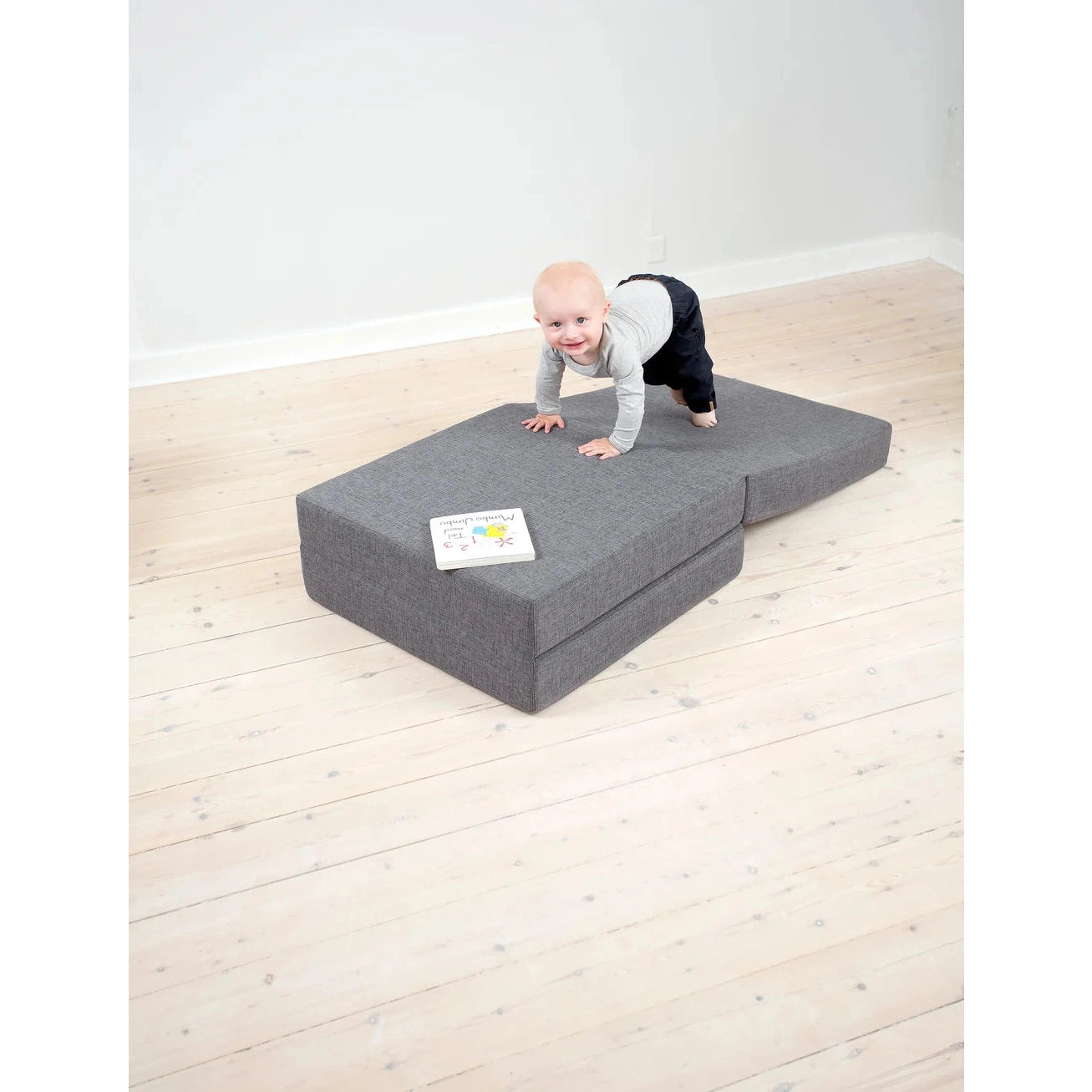 By KlipKlap KK 3 Fold Single Blue Grey w. Grey