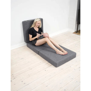 By KlipKlap KK 3 Fold Single Blue Grey w. Grey