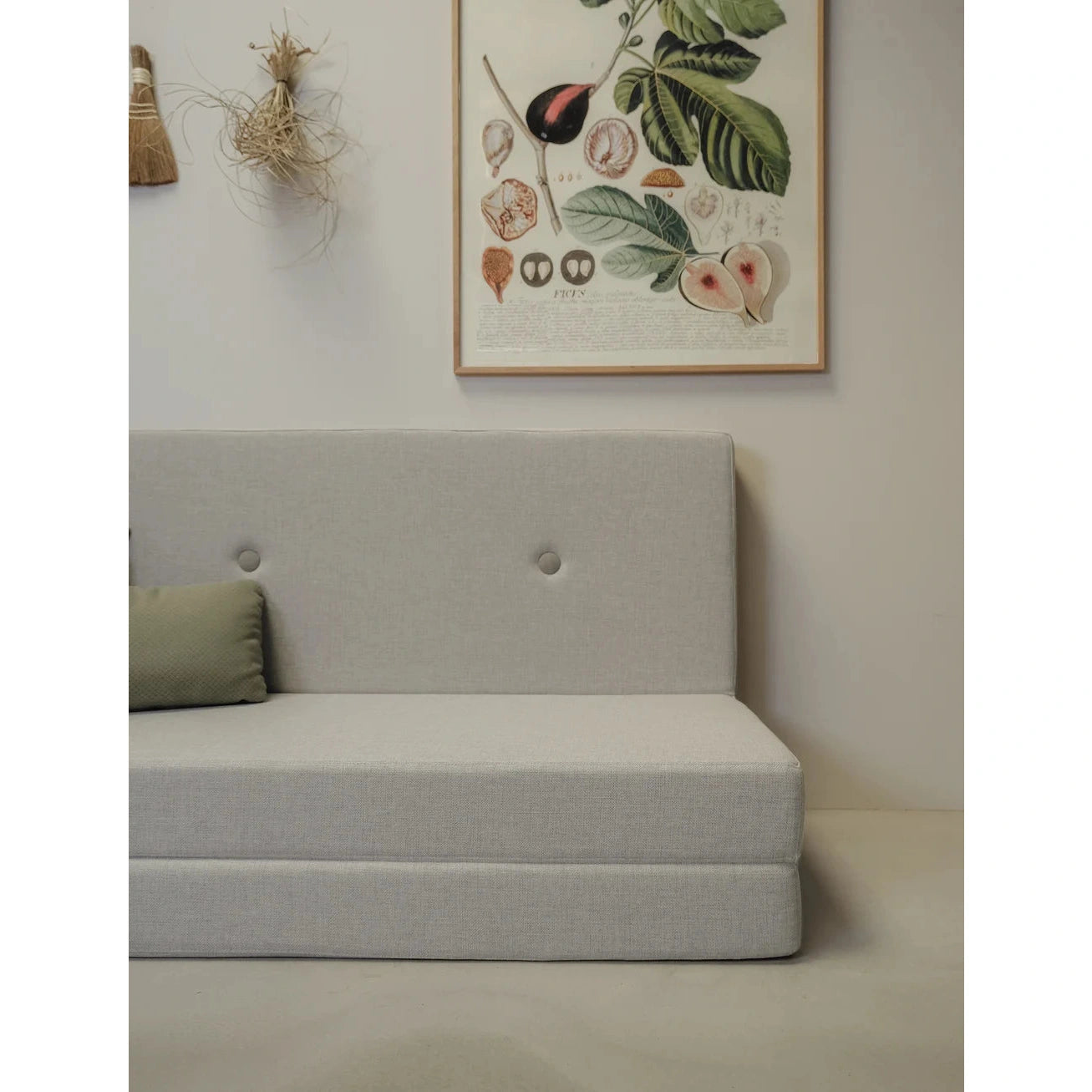 KlipKlap KK 3 Fold XL 200cm Folding Mattress, Beige w. Sand