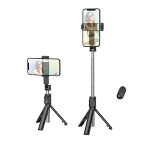 Selfie stick Borofone BY7 Magic Mirror + tripod, black/grey