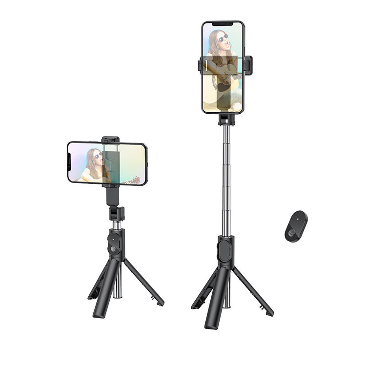 Selfie stick Borofone BY7 Magic Mirror + tripod, black/grey