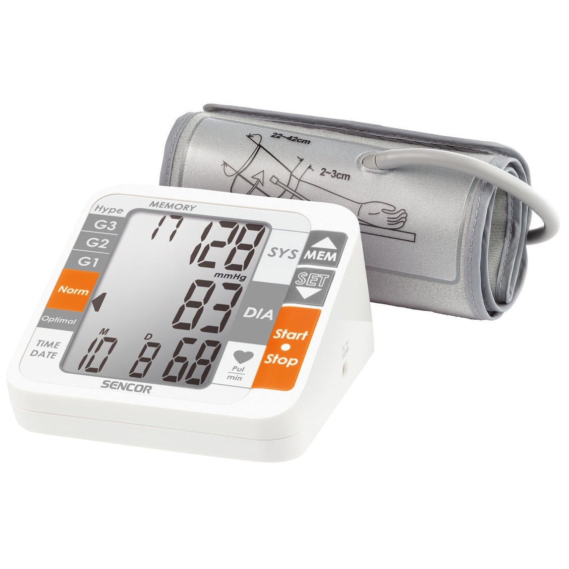 Upper Arm Blood Pressure Monitor Sencor SBP 690