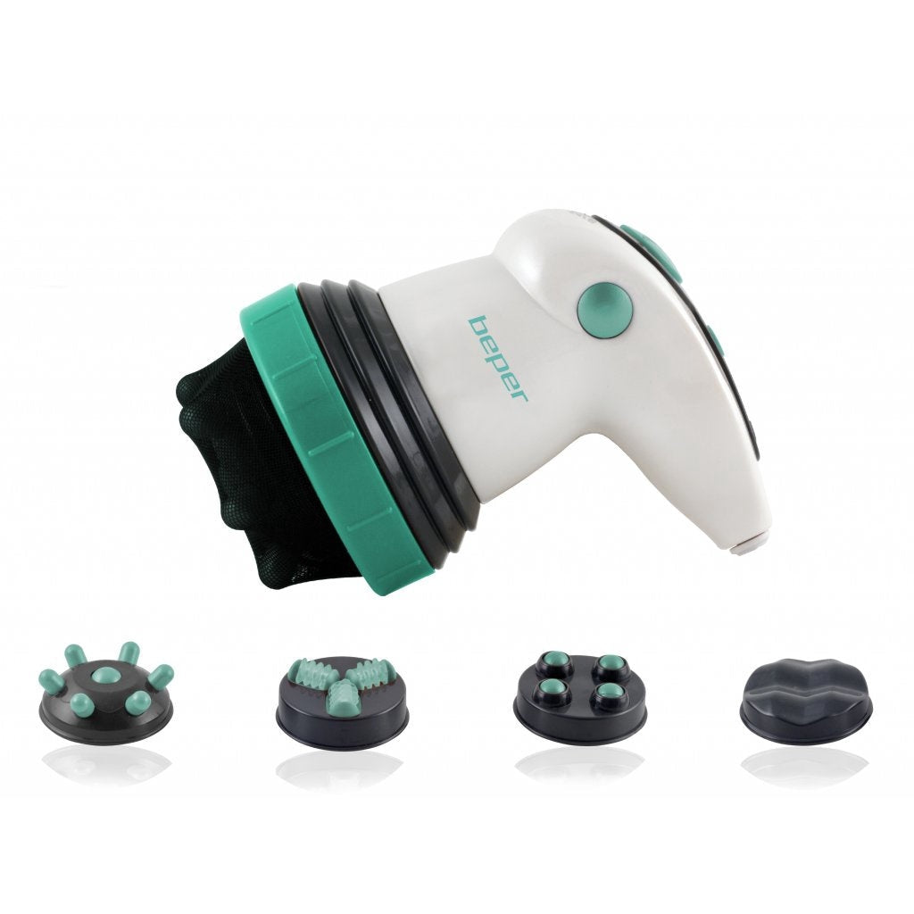 Beper 40.500 Massager, 25 W, White/Black/Green