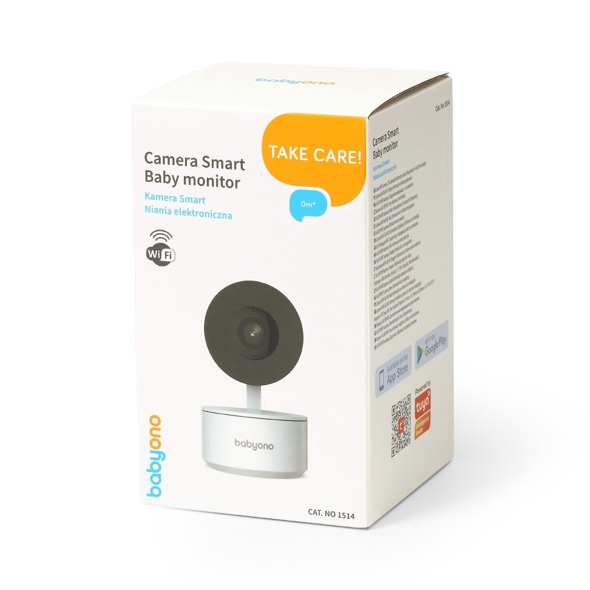 Baby monitor BabyOno Smart 1514, white