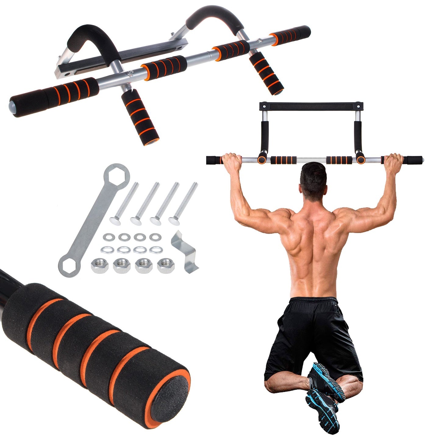 Retractor crossbar Springos Pull-Up Bar, 95 cm