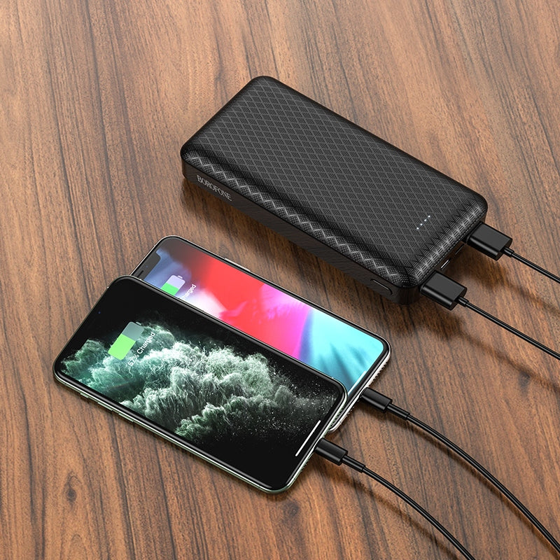 Power bank Borofone BJ3A Minimalist, 20000 mAh, 74 W, black