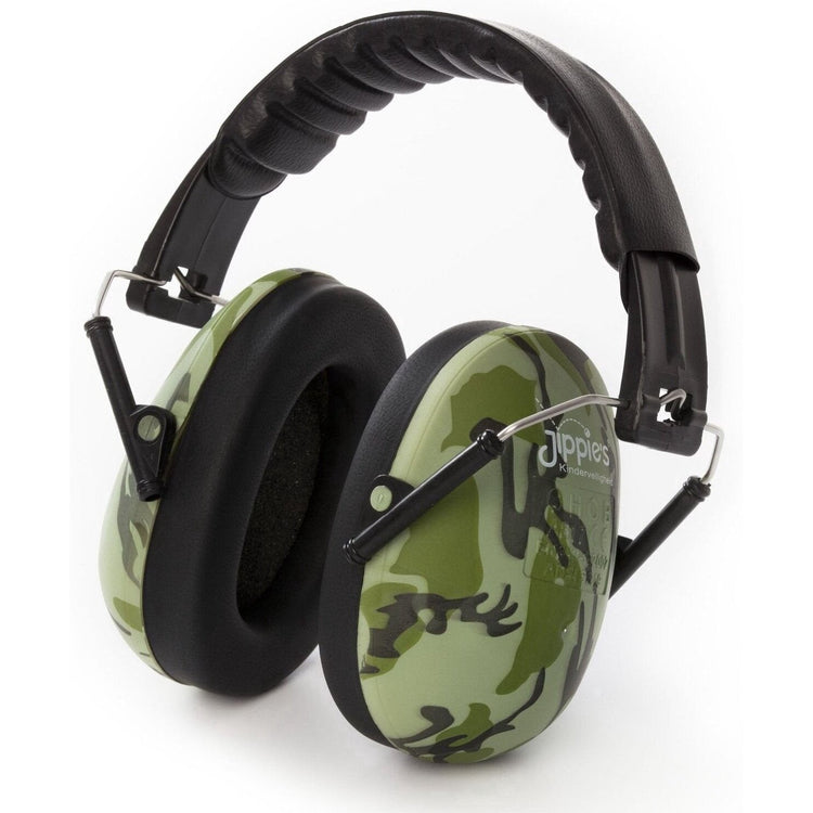 Children noise cancelling headphones Jippie's, brown/green