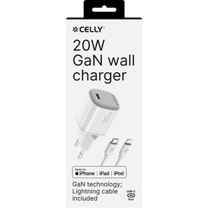 Celly 20W Charger and Lightning Cable
