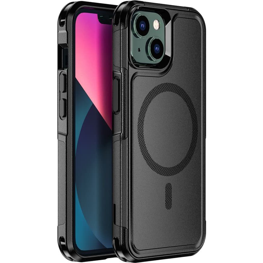 Cirafon Aegis Shock-Resistant MagSafe Phone Case for iPhone 14 - Black