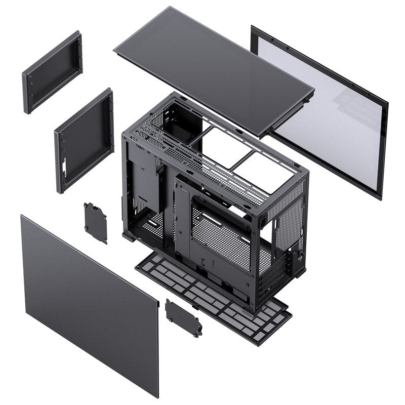 Computer housing Jonsbo D31 STD, transparent/black