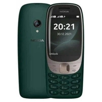 Phone with buttons Nokia 6310, 8 MB, green