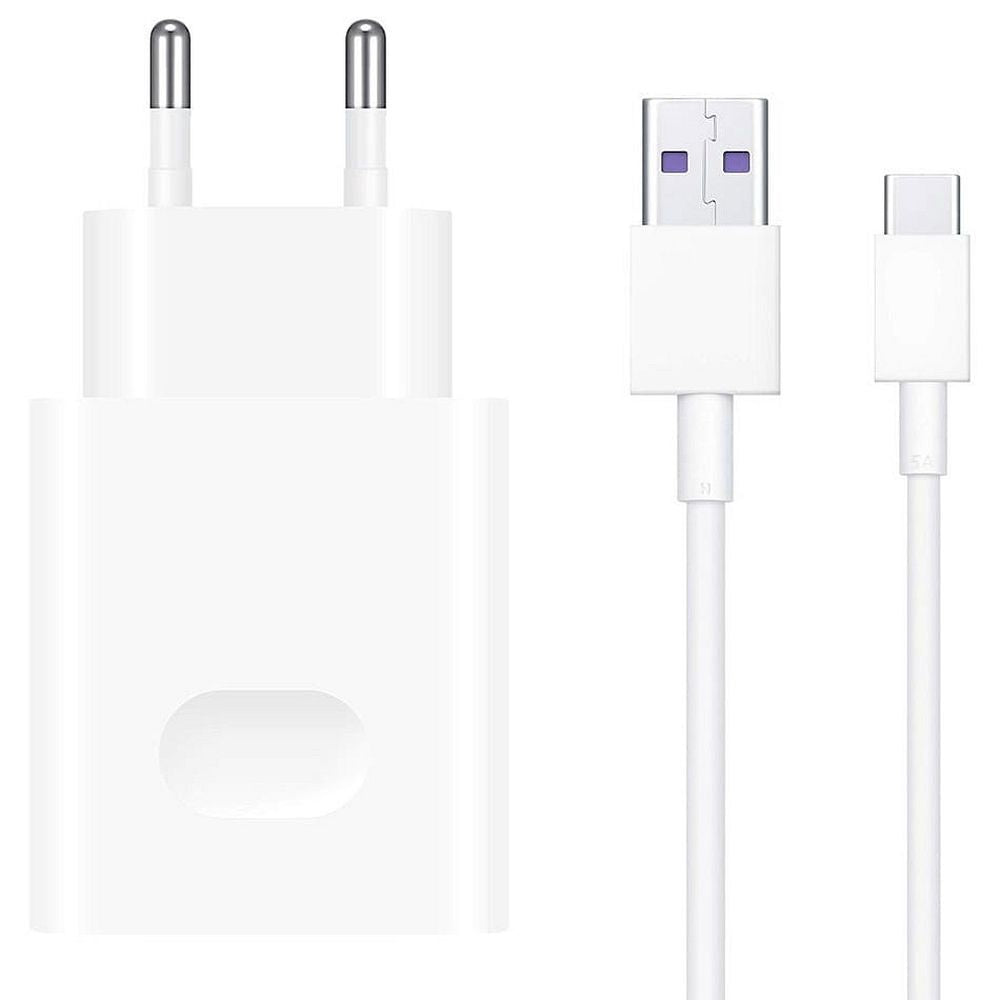 Phone charger Huawei CP404B, USB/USB Type-C, white