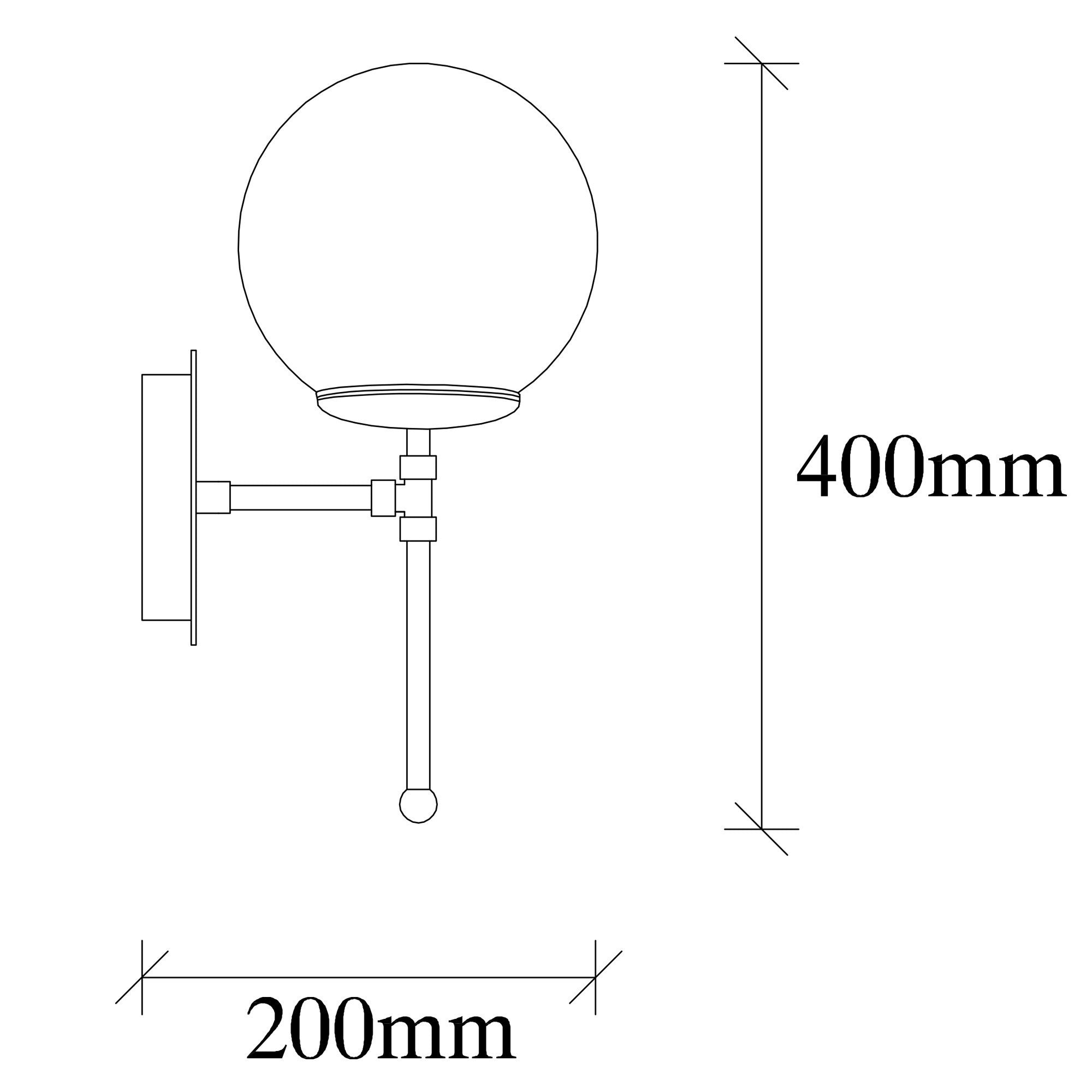 Luminaire wall Opviq Mudoni MR-953, 40 W, E27