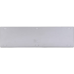 Voxicon DK-290B-WHT Bluetooth Nordic Keyboard, Silver, White