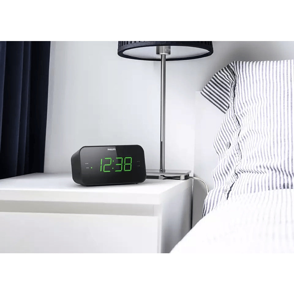 Radio alarm clock Philips TAR3306/12, black