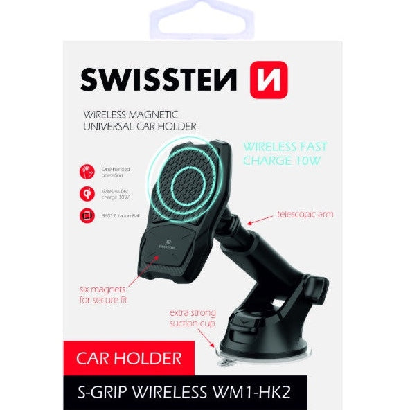 Swissten Car Holder With Wireless Charging