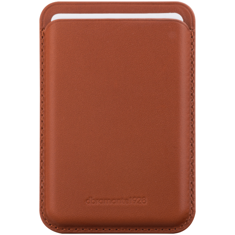Dbramante1928 Leather wallet with MagSafe Tan